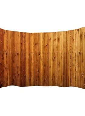 橙色木板地板墙面壁纸纹理抱枕靠枕腰枕沙发靠垫双面含芯礼物