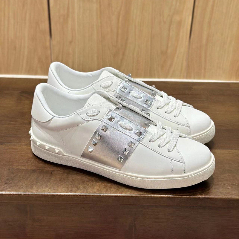thumbnail for Highly Recommended~ a Must-Have~ Trendy V-Style Studded Lace-Up Sneakers for Couples, Men and Women, Sports and Casual Shoes