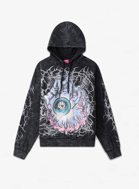 【代购】市井店 Mishka 美版潮牌嘻哈街舞滑板Destroy水洗卫衣