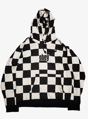 【现货】市井店 Obey 美版潮牌嘻哈街舞滑板街头潮流时尚连帽卫衣