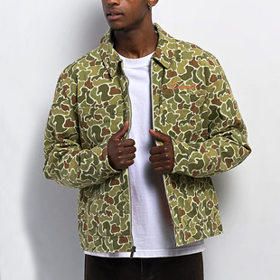 代购 潮牌嘻哈滑板Performance迷彩工装 市井店 美版 夹克 Donut