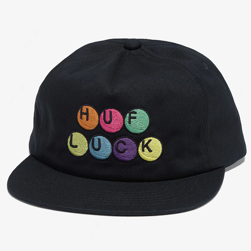 【代购】市井店 HUF 美版潮牌嘻哈街舞滑板Lucky平檐复古棒球帽