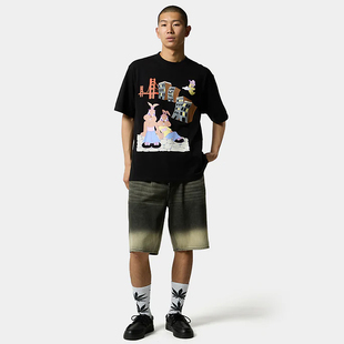 代购 潮牌嘻哈街舞滑板Bae 市井店 美版 Views印花T恤 HUF