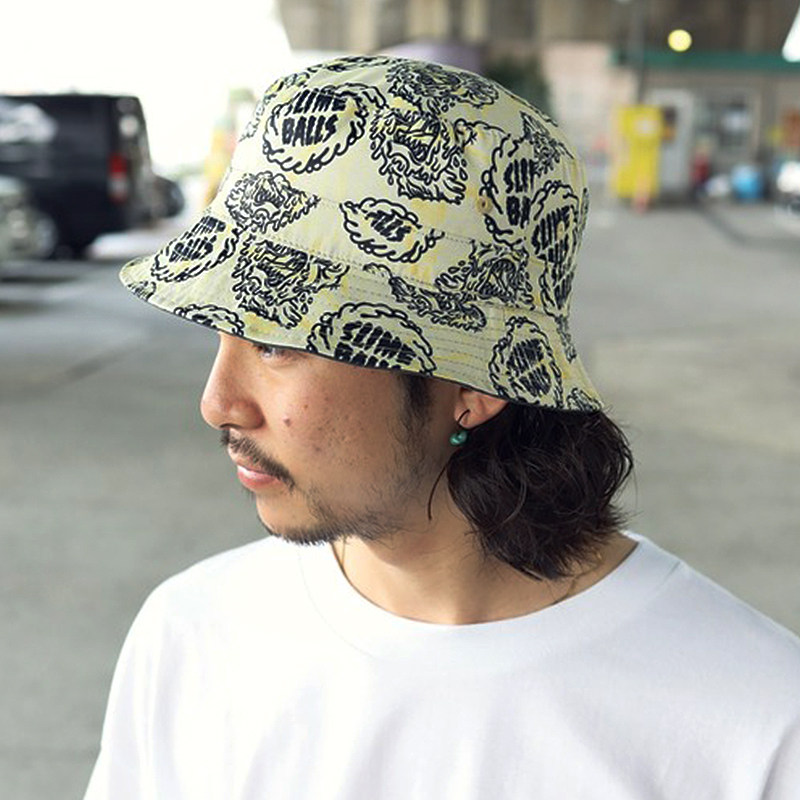 【现货】市井店 Santa Cruz x Slime Balls 美版潮牌双面戴渔夫帽