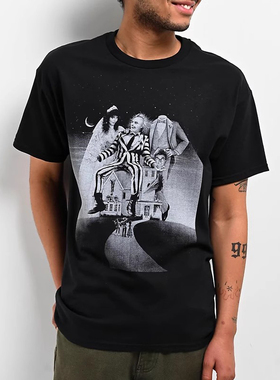 【代购】市井店 Welcome x Beetlejuice 美版潮牌滑板ShowtimeT恤