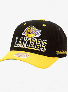 【代购】市井店 NBA x M&N 美版潮牌嘻哈湖人队Backside棒球帽