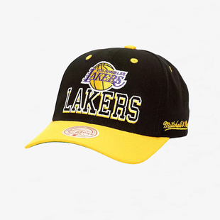 【代购】市井店 NBA x M&N 美版潮牌嘻哈湖人队Backside棒球帽