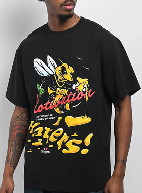 【代购】市井店 DGK 美版潮牌嘻哈街舞滑板Get Behind Me印花T恤