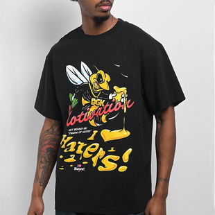 DGK 市井店 美版 潮牌嘻哈街舞滑板Get Me印花T恤 Behind 代购