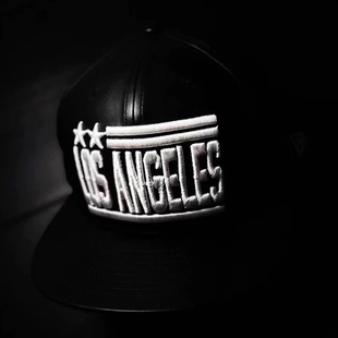 市井店 美版 潮牌嘻哈街舞滑板LA 平檐PU棒球帽 City 现货