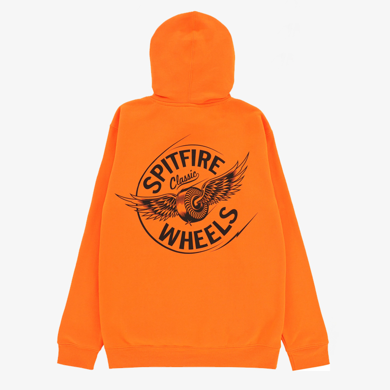 【现货】市井店 Spitfire 美版潮牌嘻哈街舞滑板FCN宽松连帽卫衣