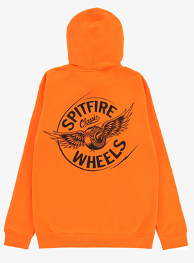 【现货】市井店 Spitfire 美版潮牌嘻哈街舞滑板FCN宽松连帽卫衣