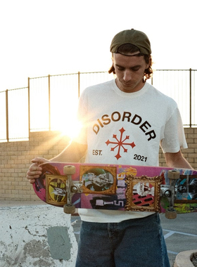 【现货】市井店 Disorder 美版潮牌嘻哈街舞滑板EST 2021圆领T恤