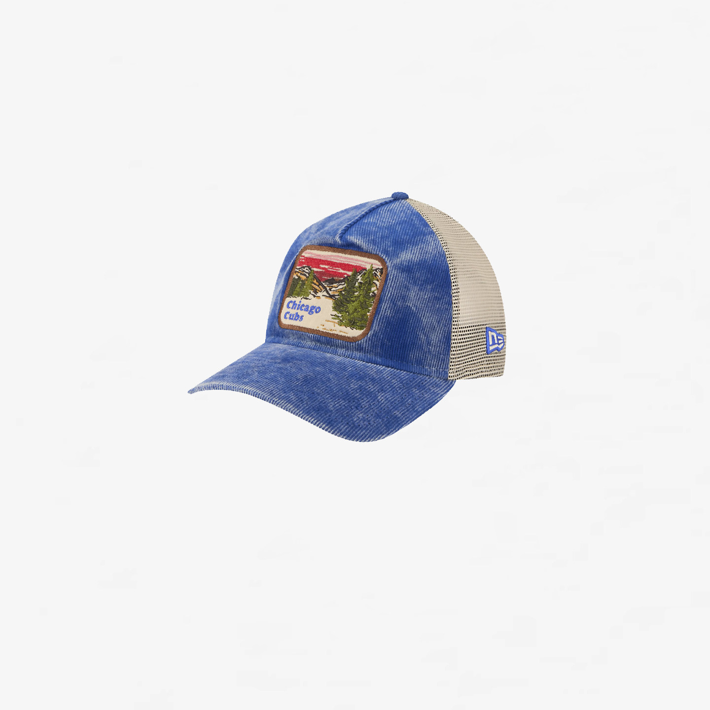 【代购】市井店 MLB x NE 美版潮牌小熊队Retro条绒网帽棒球帽