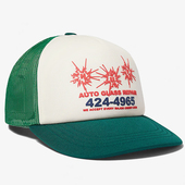 潮牌嘻哈街舞滑板Auto Glass网帽棒球帽 HUF 美版 代购 市井店