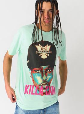 【代购】市井店 Reason x DIPSET 美版潮牌嘻哈滑板PortraitT恤