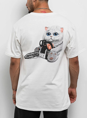 【代购】市井店 RIPNDIP 美版潮牌嘻哈街舞滑板Find Out印花T恤