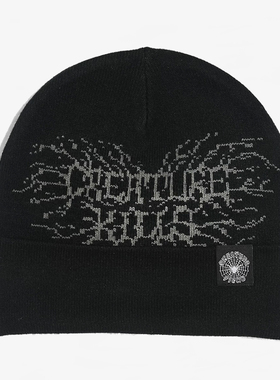 【代购】市井店 Creature 美版潮牌嘻哈街舞滑板Scribe毛线帽冷帽