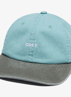 【代购】市井店 Obey 美版潮牌嘻哈街舞滑板2ToneBold复古棒球帽