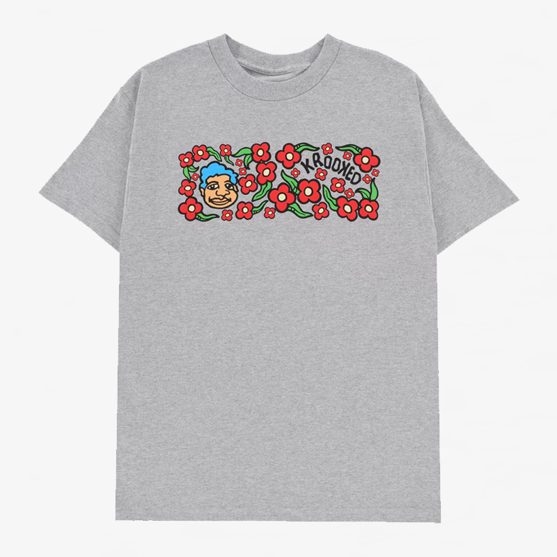 【代购】市井店 Krooked 美版潮牌嘻哈街舞滑板Redux圆领印花T恤