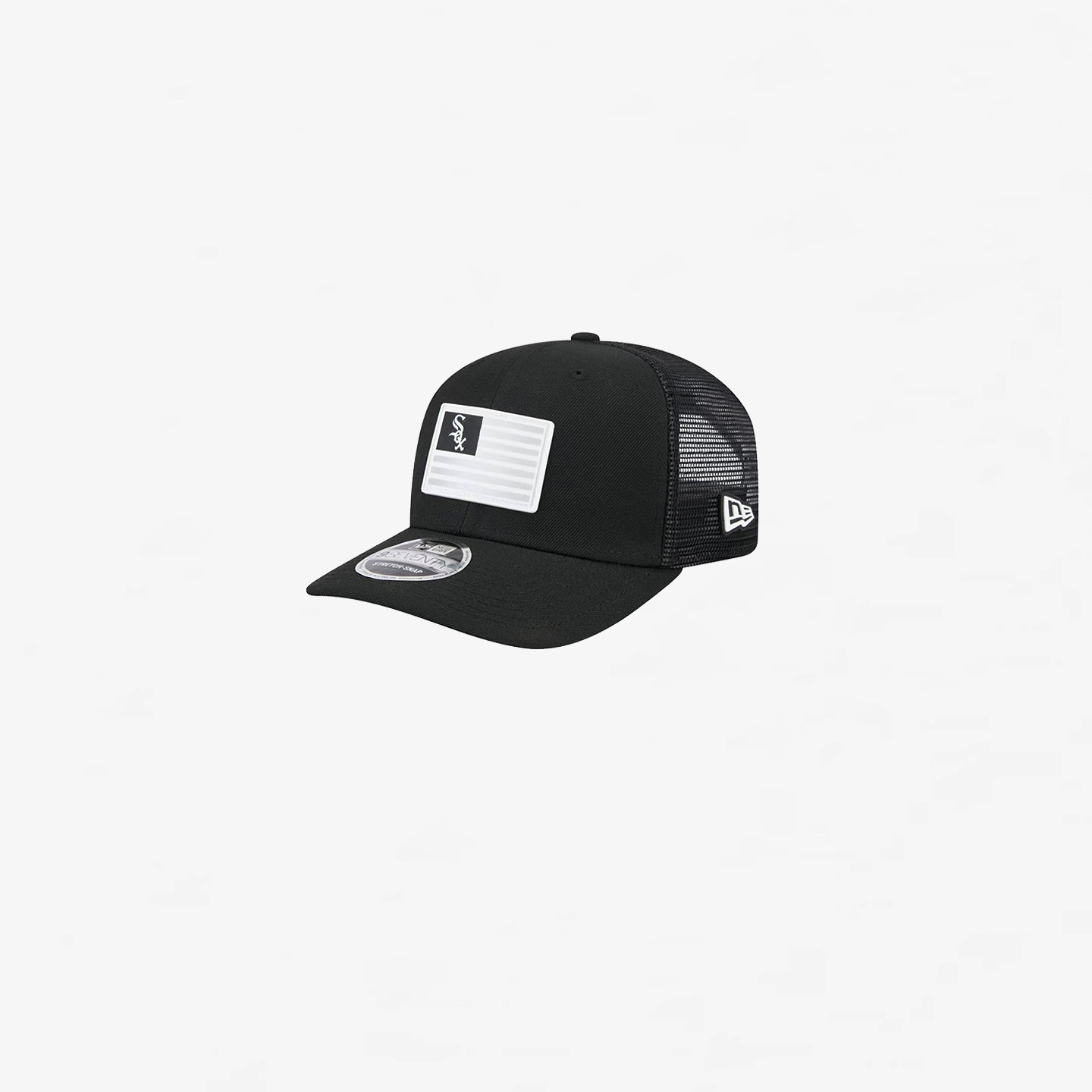【代购】市井店 MLB x NE 美版潮牌嘻哈NY白袜队FLAG网帽棒球帽