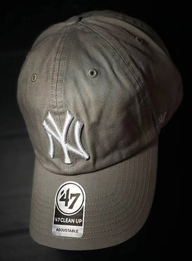 【现货】市井店 MLB x 47Brand 美版潮牌纽约洋基队CleanUp棒球帽