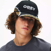 潮牌嘻哈街舞滑板Not Right弯檐棒球帽 Obey 美版 现货 市井店