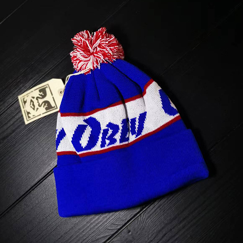 Obey街头潮流男女毛球毛线帽进口