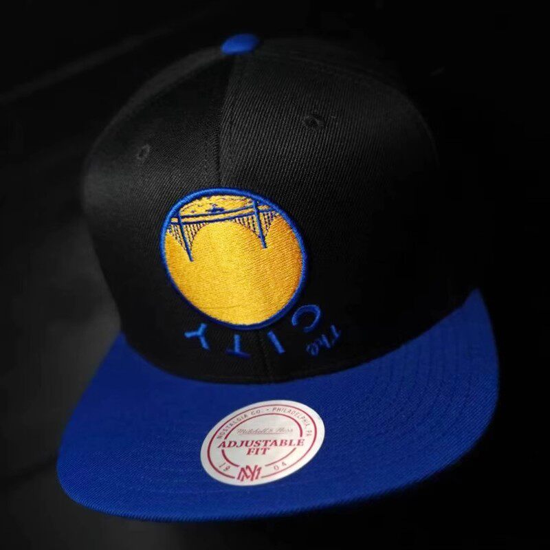 【现货】市井店 NBA x MN 美版勇士队Reverse反转倒置Logo棒球帽
