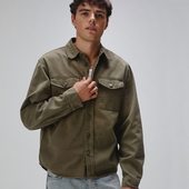 潮牌嘻哈街舞滑板Twill口袋水洗工装 衬衫 RSQ 美版 代购 市井店