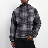 代购 市井店 DGK 美版 潮牌嘻哈街舞滑板District格子冲锋衣