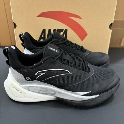 安踏C37 4丨舒适软底跑步鞋男鞋轻便透气通勤慢跑鞋休闲912345538