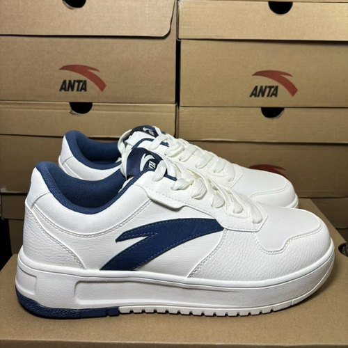 安踏男鞋板鞋春秋革面透气超轻舒适耐磨百搭运动休闲鞋112438016R