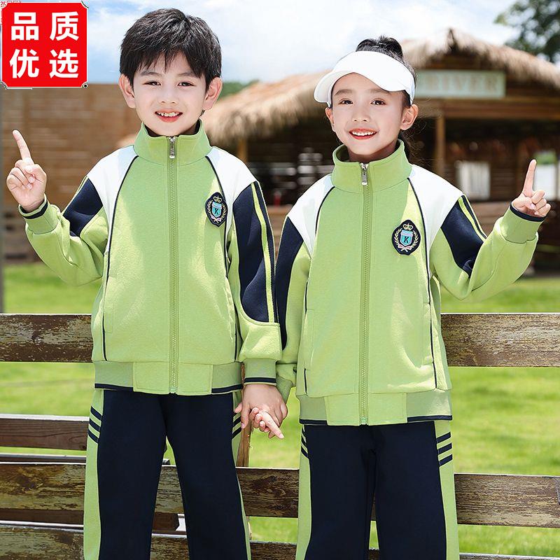 校服套装小学生统一班服图片