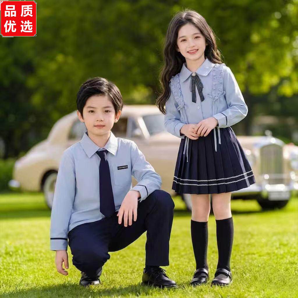 元旦儿童合唱演出服英伦图片