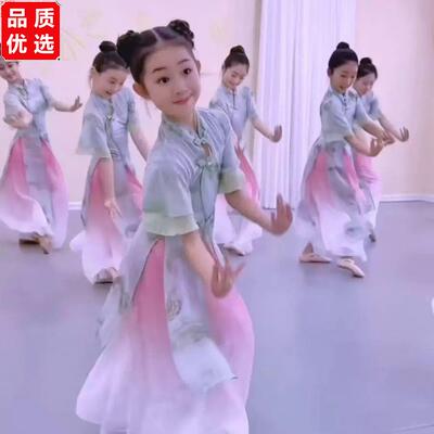 儿童古典舞演出服舞蹈裙