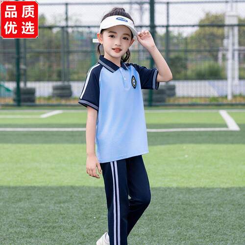 初中小学生校服套装夏季