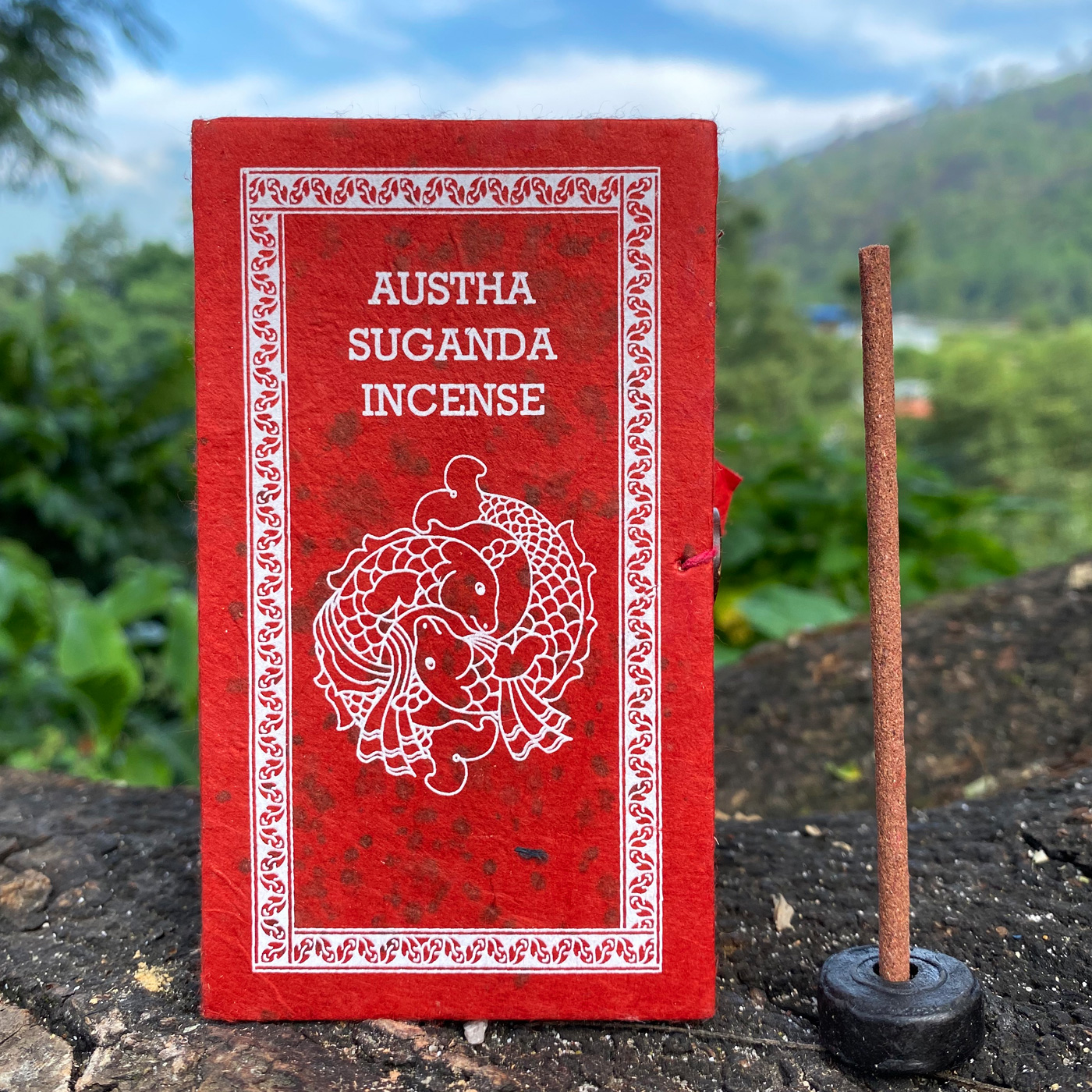 尼泊尔stupa 奥斯塔 藏香手工线香手工纸礼盒