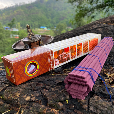 不丹香Nado宫香红盒烟供晚施夜晚祈福净化传统藏香线香