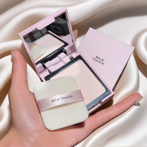 MILKTOUCH控油定妆粉饼提亮气色