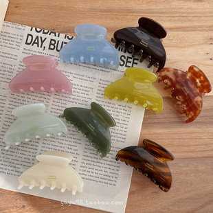 后脑勺公主头半发抓夹小 韩国FRANCE金标鲨鱼夹 法式 简约中号发夹