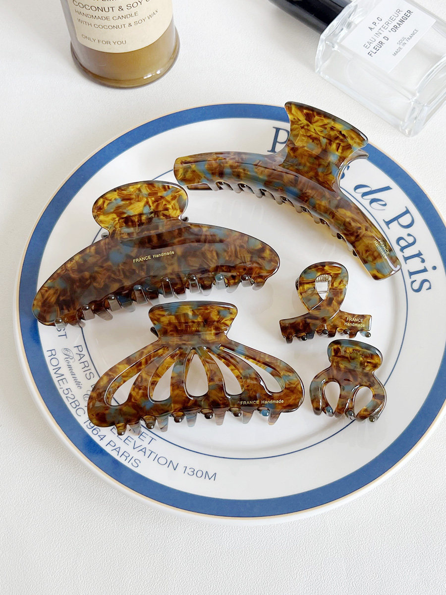 韩国France大号小号盘发抓夹法式茶青色鲨鱼夹发圈半夹公主头发夹,饰品/流行首饰/时尚饰品新,发饰,淘宝优惠券,粉丝福利购,淘宝优惠卷