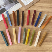 法式 韩国FRANCE黑色边夹一字夹酒红色刘海夹鸭嘴夹 小号碎发夹子