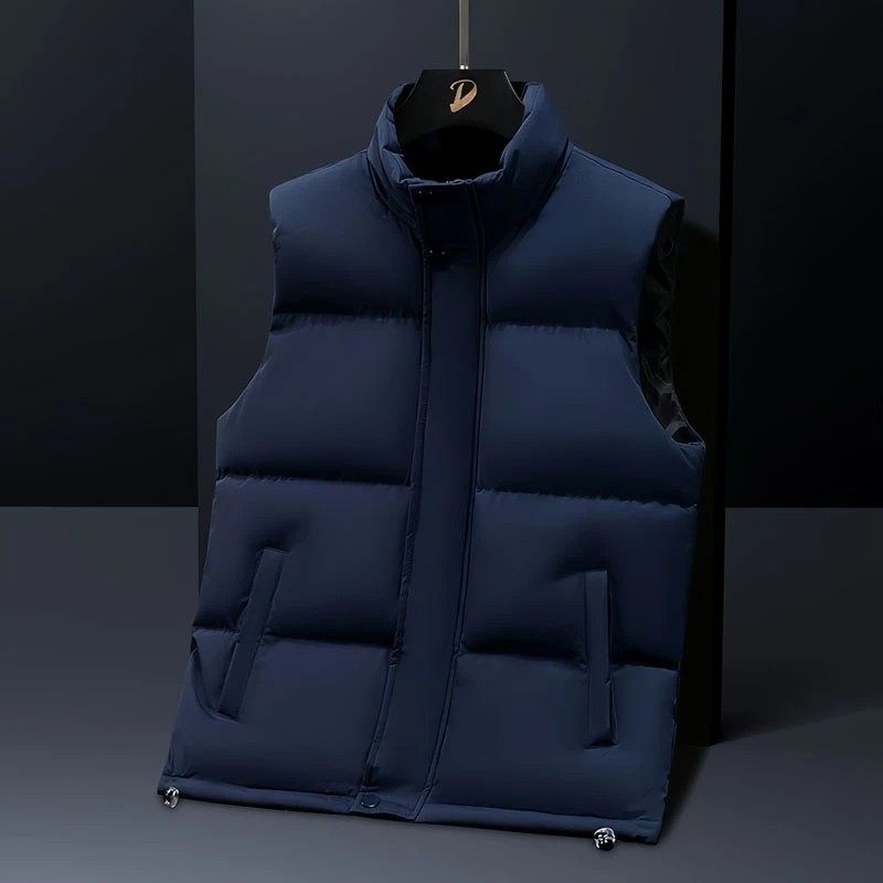加厚保暖耐磨脏立领羽绒马甲男士秋冬百搭宽松大码高级感背心外套,男装,羽绒马甲,淘宝优惠券,粉丝福利购,淘宝优惠卷