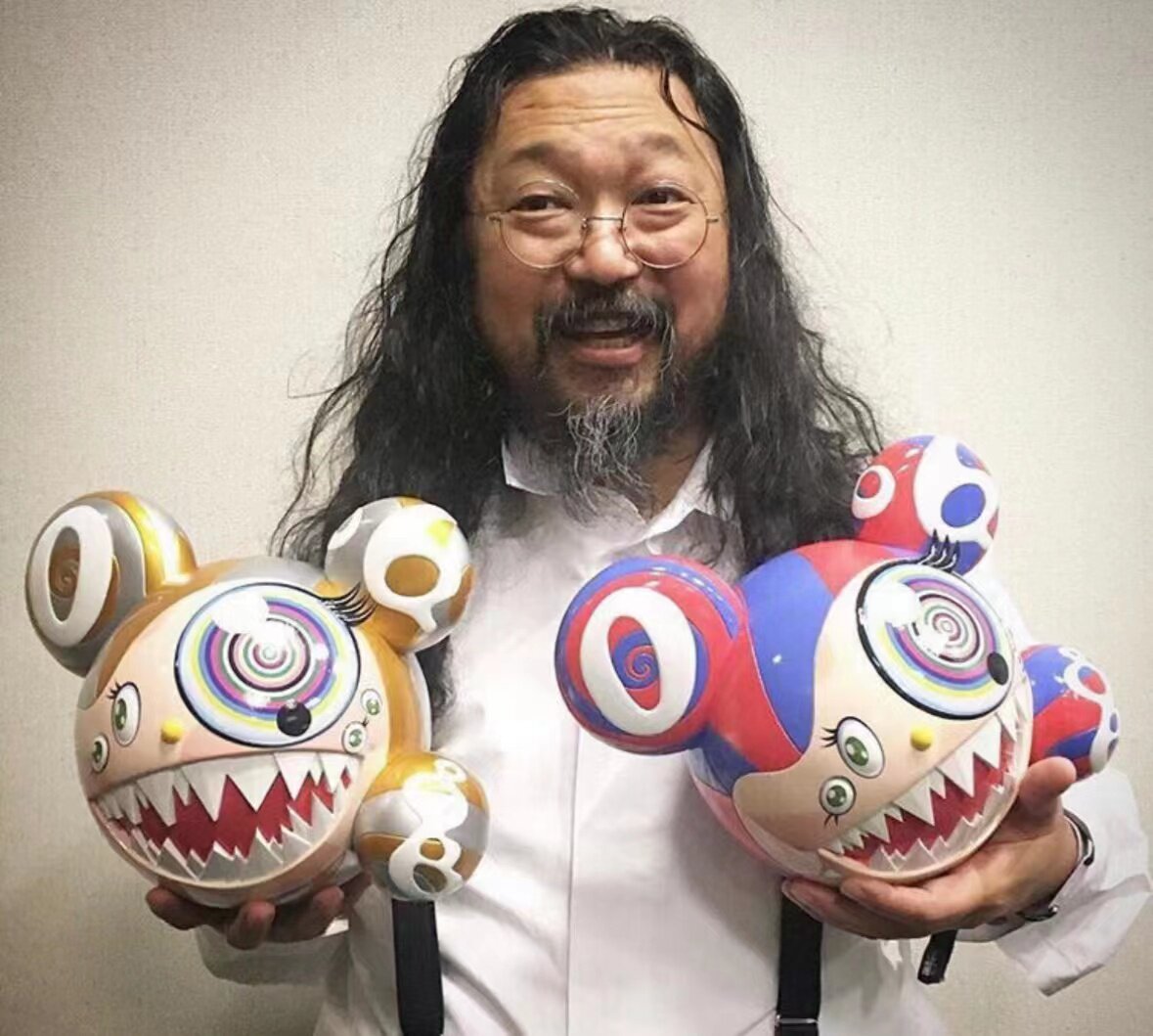 村上系列DOB君金球红球摆件
