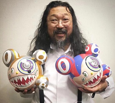 村上系列DOB君金球红球摆件