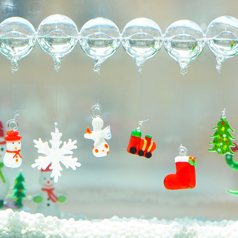 圣诞节礼物玻璃浮球雪人