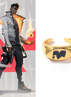 无畏契约周边开口戒指瓦罗兰特菲尼克斯不死鸟标志指环小众cos