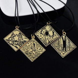 老头法环周边项链观星少女义手剑士双剑碎星传说护符艾尔登吊坠