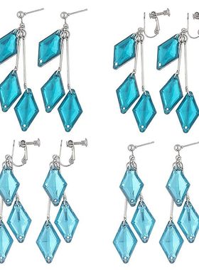 扭曲仙境游戏周边耳环cosplay耳夹FLOYD JADE 小美人鱼组耳钉饰品